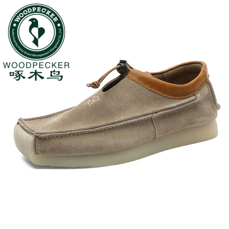 啄木鸟休闲小从时尚2025夏季新款乐福鞋懒人一脚蹬套鞋百搭单鞋女