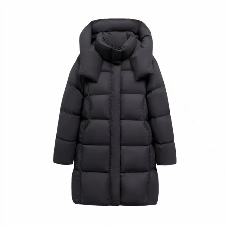 【现货+运费险】零动感泡芙中长款加厚保暖连帽冬季羽绒服