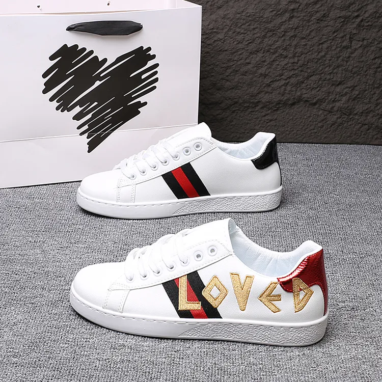 欧洲绣花网红刺绣小白鞋夏季新款精神休闲板鞋小伙潮流百搭增高鞋