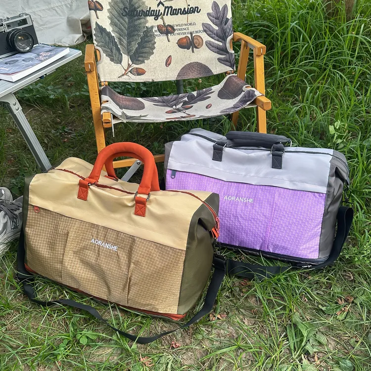 大容量旅行袋行李包男多功能健身包女瑜伽游泳包扩展套拉杆登机包