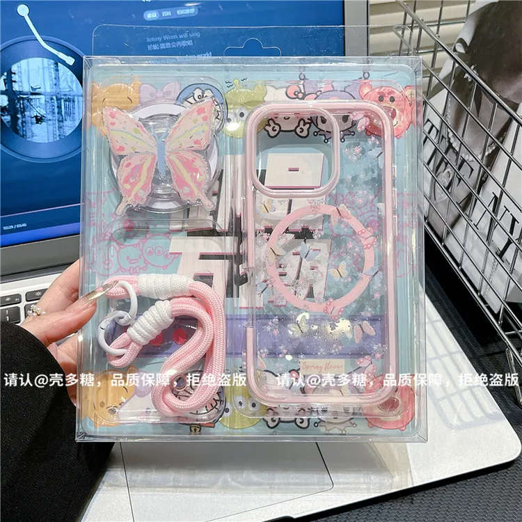 炫彩磁吸适用苹果16/iPhone/华为手机壳防摔15promax爆款pura70潮