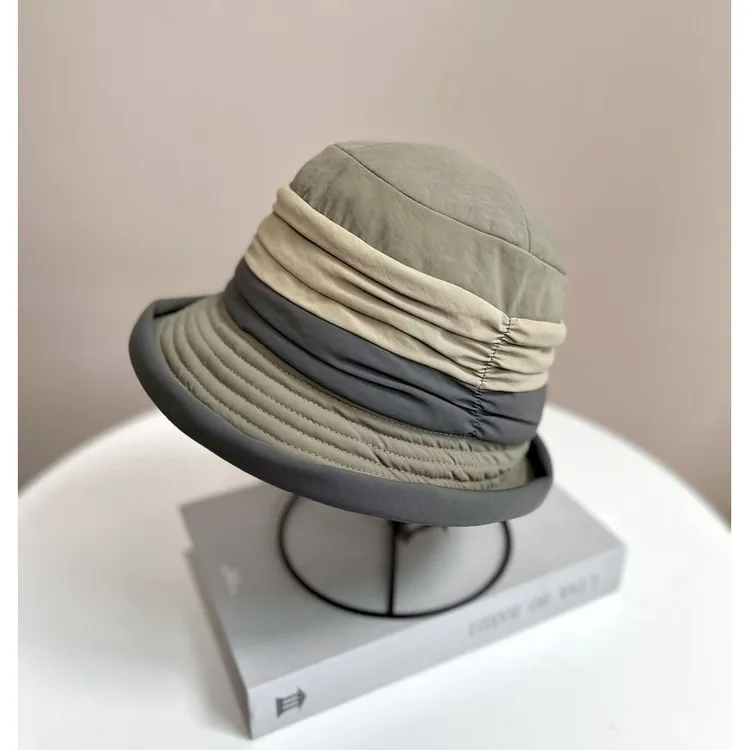 【轻语】25秋冬新款限定拼接羽绒渔夫帽