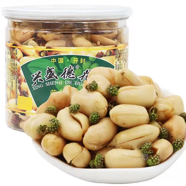 开封特产兴盛德藤椒花生325g罐装麻辣花生五香花生藤椒花生礼盒装