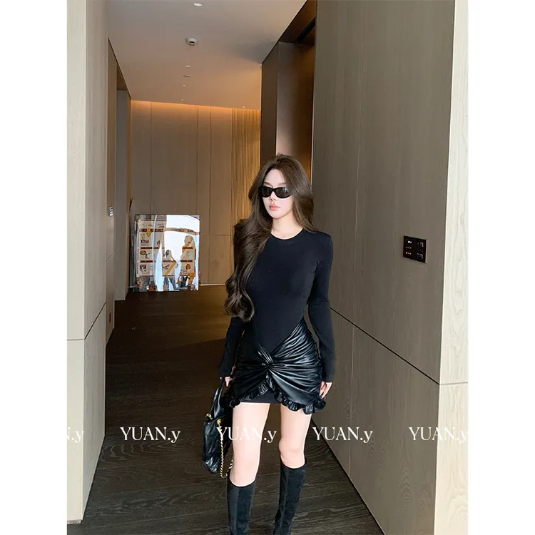 媛媛【时髦】高级感百搭时尚秋冬新款时尚套装#TZ0839