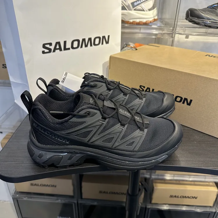 SALOMON萨洛蒙 XT-6 EXPANSE户外功能鞋黑武士 磁铁灰低帮户外鞋