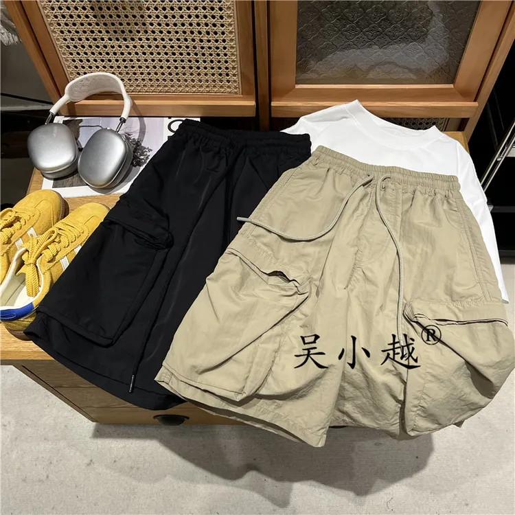 吴小越w1169男童休闲工装短裤男孩新款儿童中大童薄款中裤五分裤