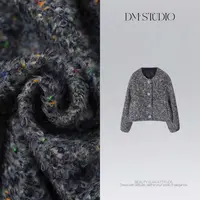 DEDM•STUDIO/气质轻奢高级感粗花呢90白鹅绒小香外套2510WT/6828