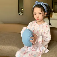 SeedMelon女童睡衣a类纯棉春秋款儿童家居服全棉宝宝长袖套装63