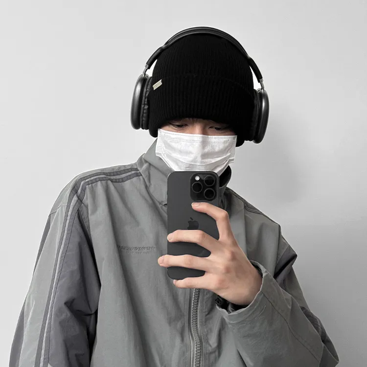 毛线帽子男士秋冬季黑色保暖套头针织帽韩版潮牌帅气瓜皮帽冷帽男