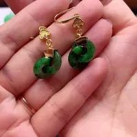 翡翠银S925镶嵌颈饰翡翠