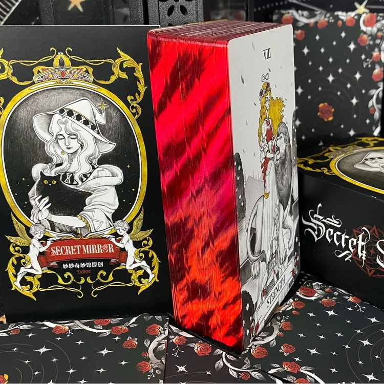 正版【秘境庄园-黑白第2版】原创塔罗牌伟特系新手友好初学者桌游