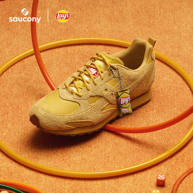 Saucony索康尼TRAINER 80X X Lay's乐事联名复古情侣运动休闲鞋