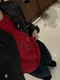 全羊毛领口袖口翻边短袖廓形毛衣 J25MY626