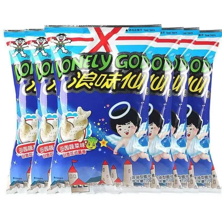 【临期】旺旺旺仔浪味仙卡兹脆椰蓉乳味70g大袋宿舍小零食