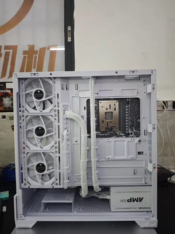 猎兔精致走线服务（包系统）机箱电脑白色台式主机