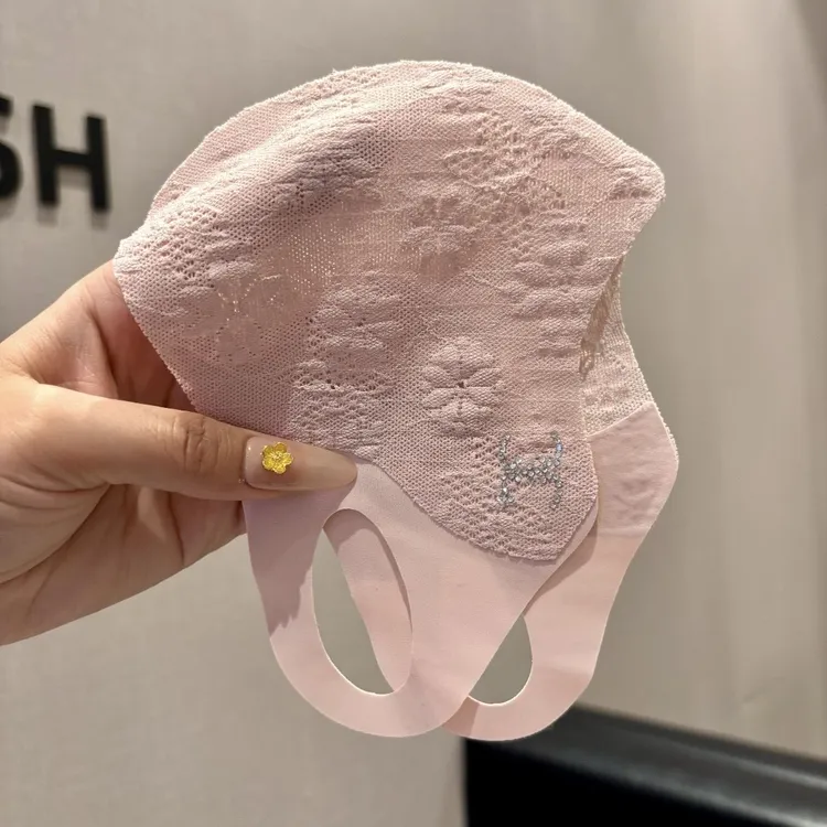 【刘营专属】蕾丝防晒口罩新款女护眼角弹力高颜值轻薄透气遮阳夏季
