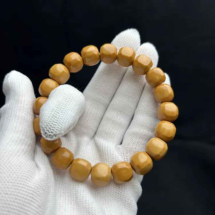 猴头手串手工切面六方核桃文玩精品原生态雕刻