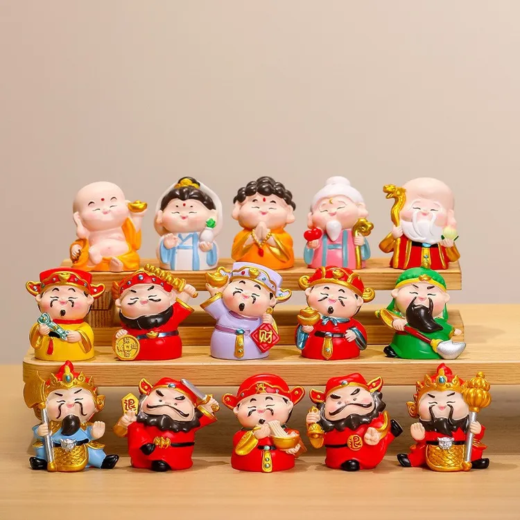 卡通风财神可爱摆件伴手礼桌面装饰创意新年礼物高级感小众新款公