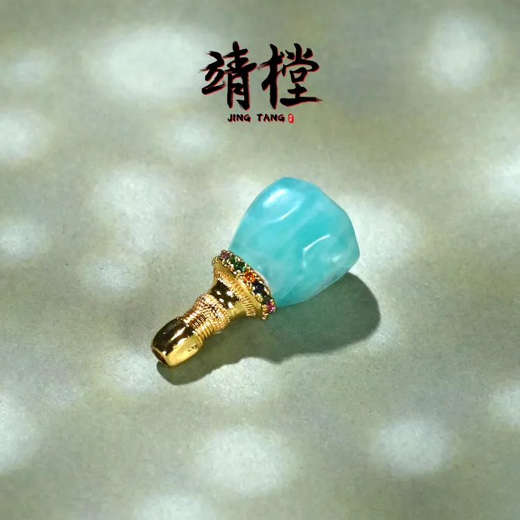 10MM天河石无相分体式三通文玩1椰蒂08手串手持DIY配饰配件配珠