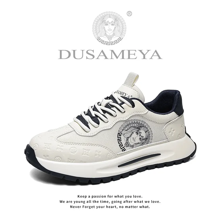 DUSAMEYA/杜莎米娅鞋子男款早秋新款透气休闲鞋时尚百搭防滑潮鞋
