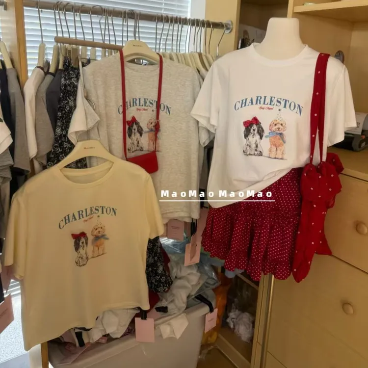 饭团家 insT恤休闲可爱风t恤