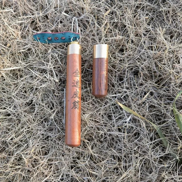 高端实木八字扣穿皮兜工具