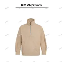 kmvn/kmvn【山涧】2025秋季新款时尚原创设计老钱双领休闲拉链外套