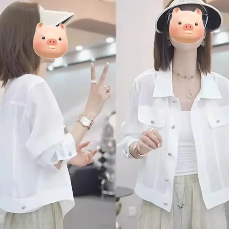 韩版简约气质百搭独特长袖衬衫女2025春季小众法式高级感衬衣上衣