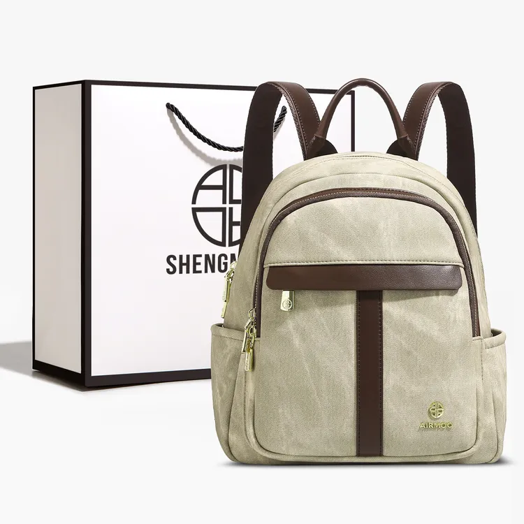 SHENGMILUO/圣米洛双肩包包女新款小众高级感大容量时尚百搭背包