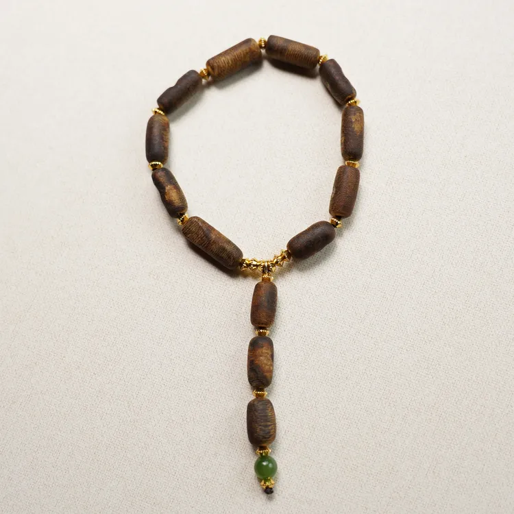 沉香cx090沉香手串【南林渡香】随型单圈