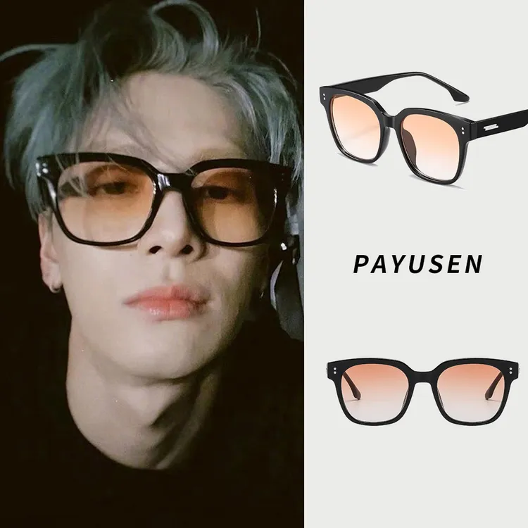 王嘉尔同款落日色gm墨镜女时尚百搭大框显瘦防紫外线近视太阳镜男商品图