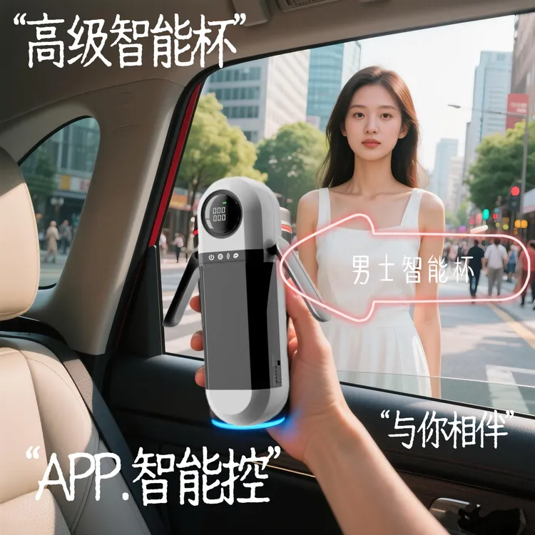 【男士个性】男生带茶隔家用全自动车载两用简约智能水杯解压放松
