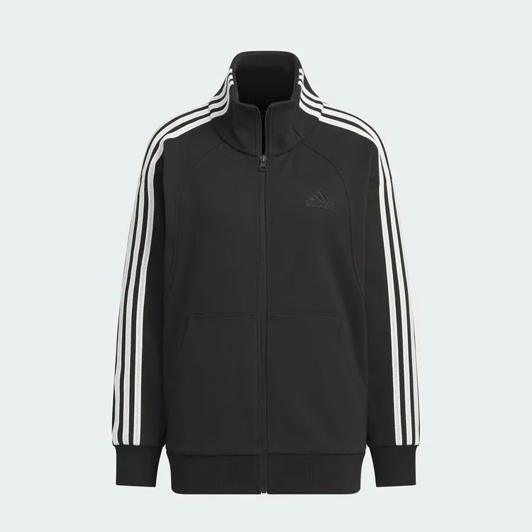Adidas/阿迪达斯正品3-STRIPES KNIT女士运动休闲外套JN0759
