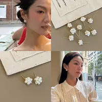 合金仿珍珠耳饰 P&C studio 天然淡水珍珠耳钉