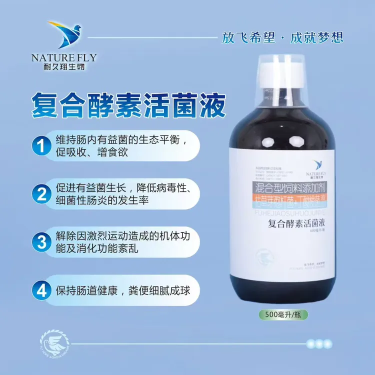 【复合酵素活菌液】消化不良/嗉囊炎/下痢/水便  养肠必备鸽子用品