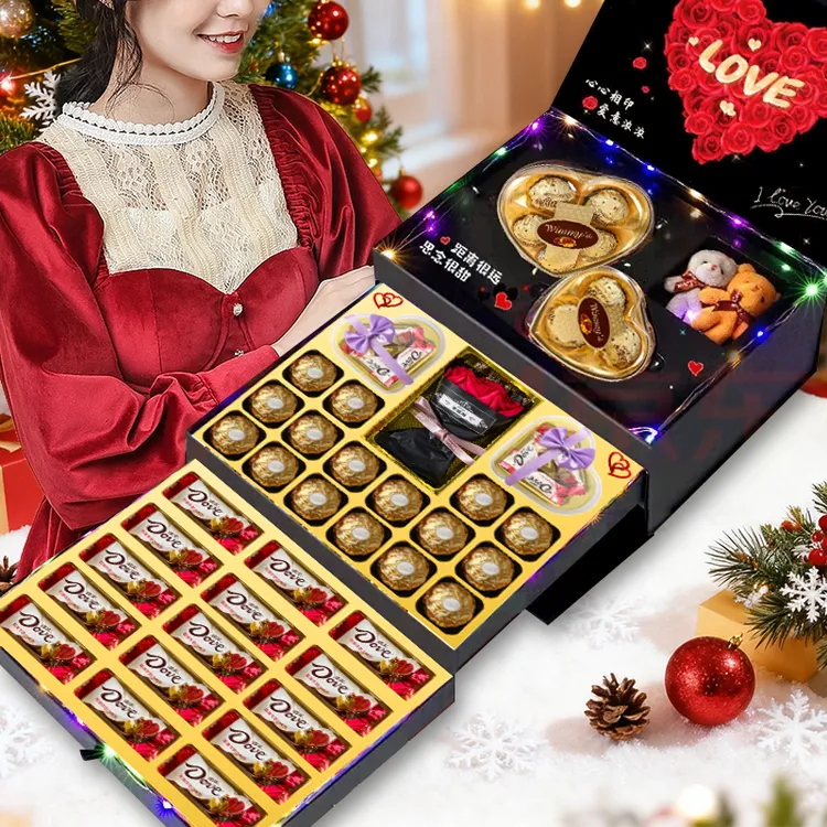 Dove/德芙圣诞礼物送女友老婆巧克力礼盒高级感轻奢小众感生日