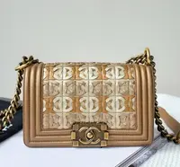 95新 Chanel/香奈儿 多多奢品/香奈儿迪拜系列leboy包/98新包展