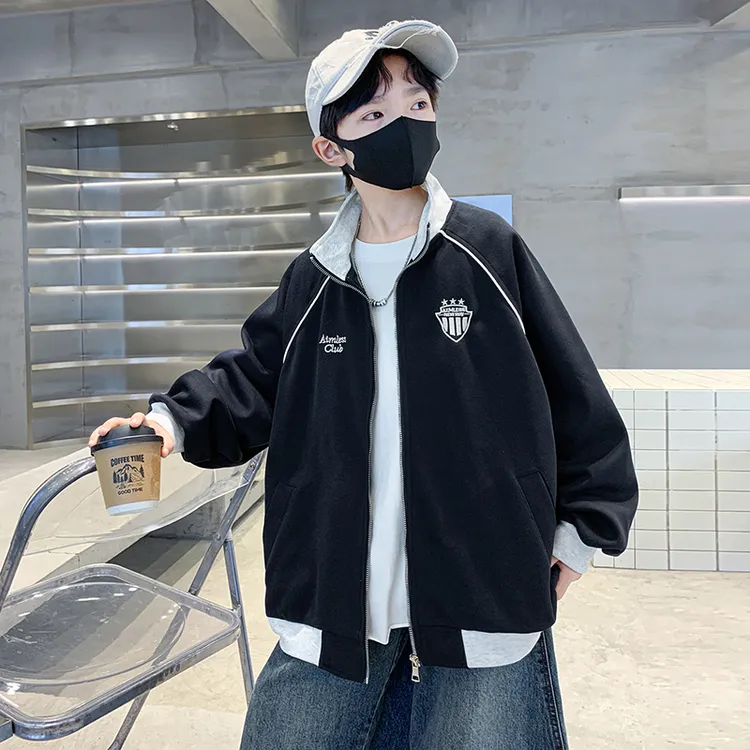 男童外套春秋款2025新款儿童中大童男孩上衣秋装休闲夹克洋气童装