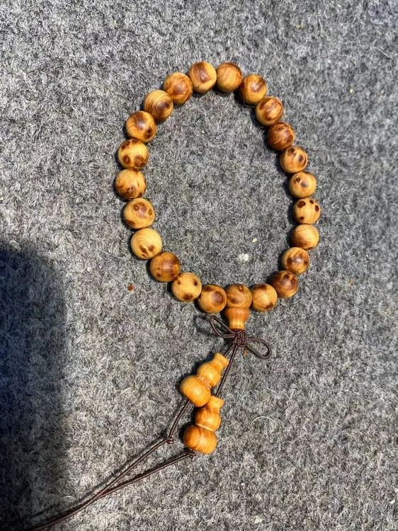 非金属木质手链 精品木质手串瘤疤