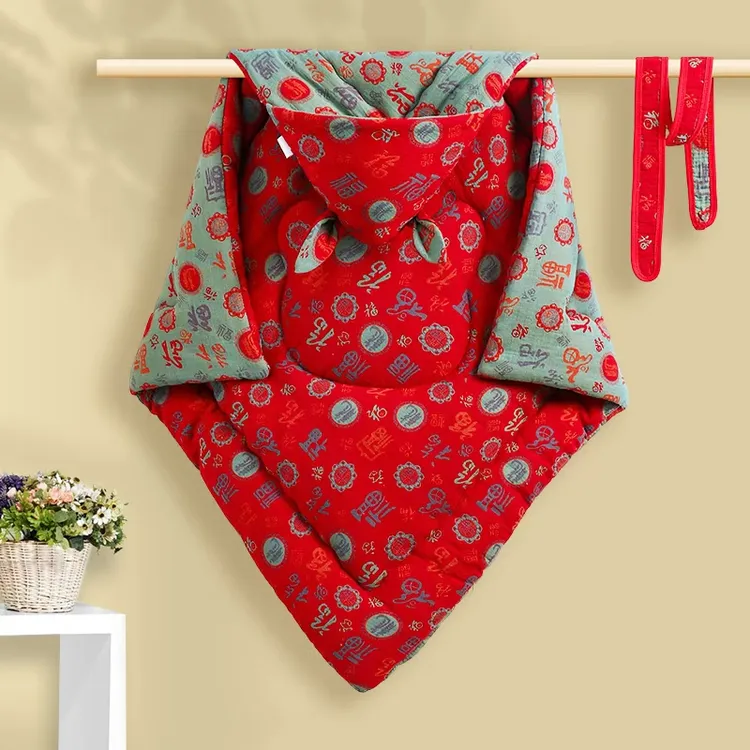 新生儿包被抱巾产房外出包裹包被纱布提花纯棉包被百福厚包被襁褓