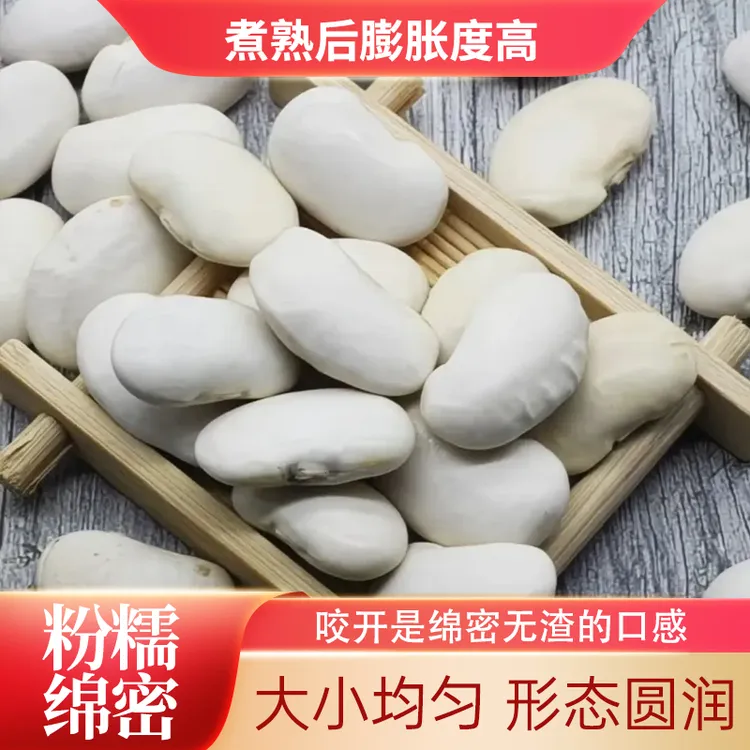【批发】正宗云南大白芸豆大白豆雪豆炖汤大白云豆干货低脂农家新货