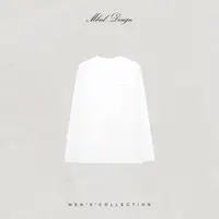 MBNL-F「隐绣Tee」南海云男装100棉小三角微刺绣圆领长袖LL-WSY1166