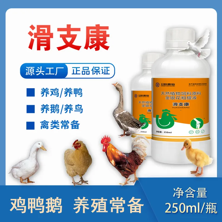 滑支康鸡鸭鹅家禽养殖用饲料添加剂家禽卧地不起站不起来