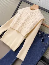8009高端专享冬季毛衣黄色