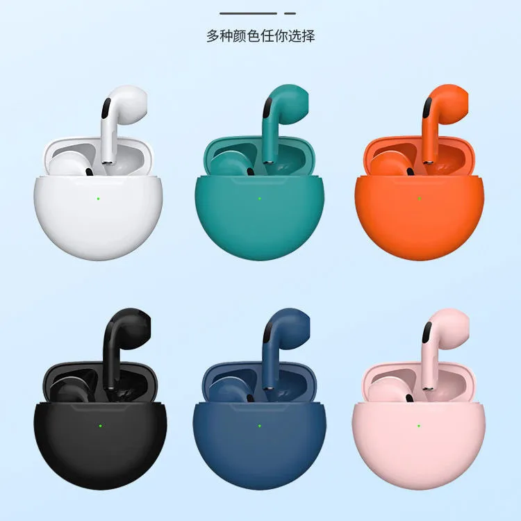 蓝牙耳机无线新款Pro6运动游戏适用苹果华为OPPO小米vivo专用通用