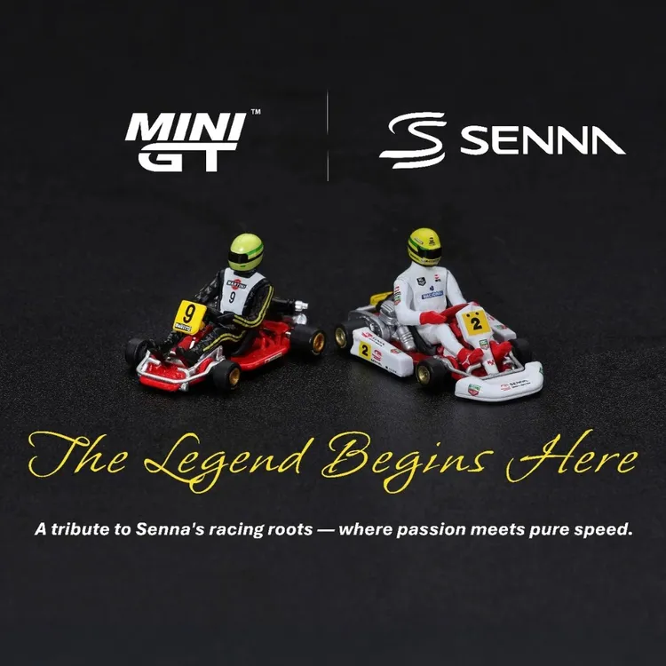 预售 MINIGT 1:64 塞纳 Kart Formula K#2#9合金F1模型#1155 1156