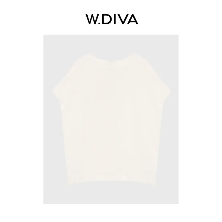 W.Diva【水波】19MM桑蚕丝百搭老钱千金清冷无袖上衣52S232166