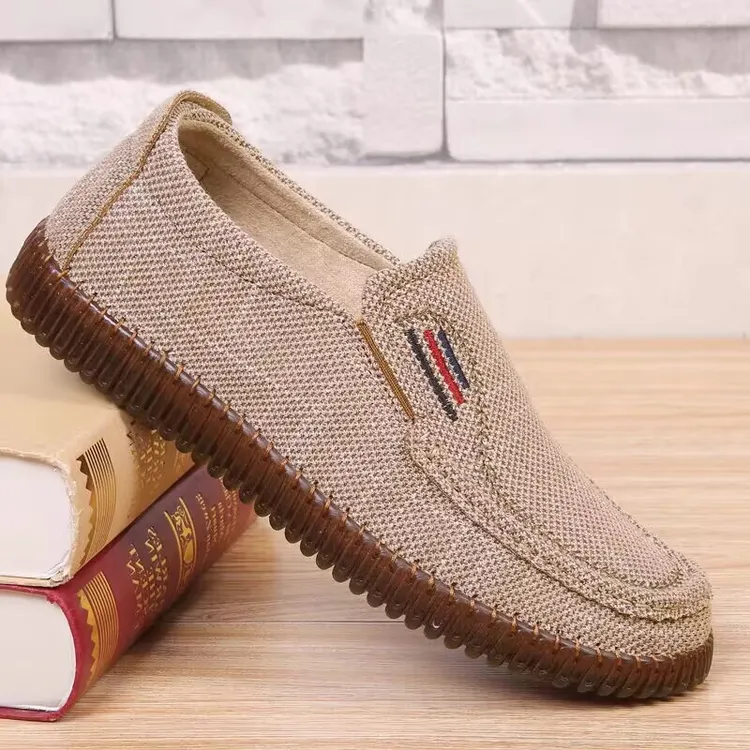 新款鞋子男式老北京布鞋男款单鞋牛筋底软底防滑男士休闲鞋爸爸鞋