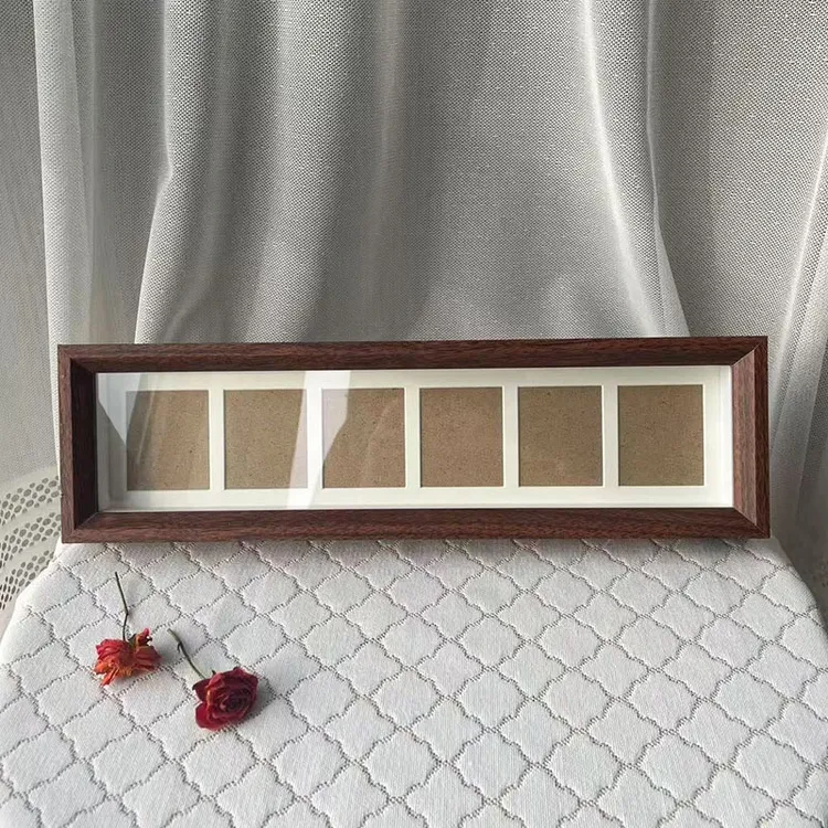 2025新款6行福币密度板六联相框钱币收藏保存居家桌面摆件礼物