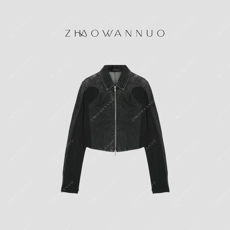 ZHAO WANNUO 丨Die*el修身短款牛仔夹克外套NC0749